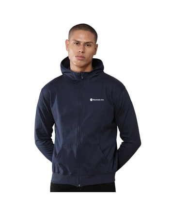Greys&Blues Rocky Hoodie with Zip- Navy Blue